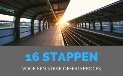 Hoe 16 stappen zorgen voor een strak tenderproces #004